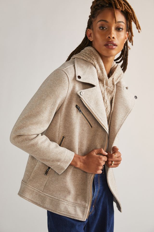 Knit Moto Jacket | Anthropologie