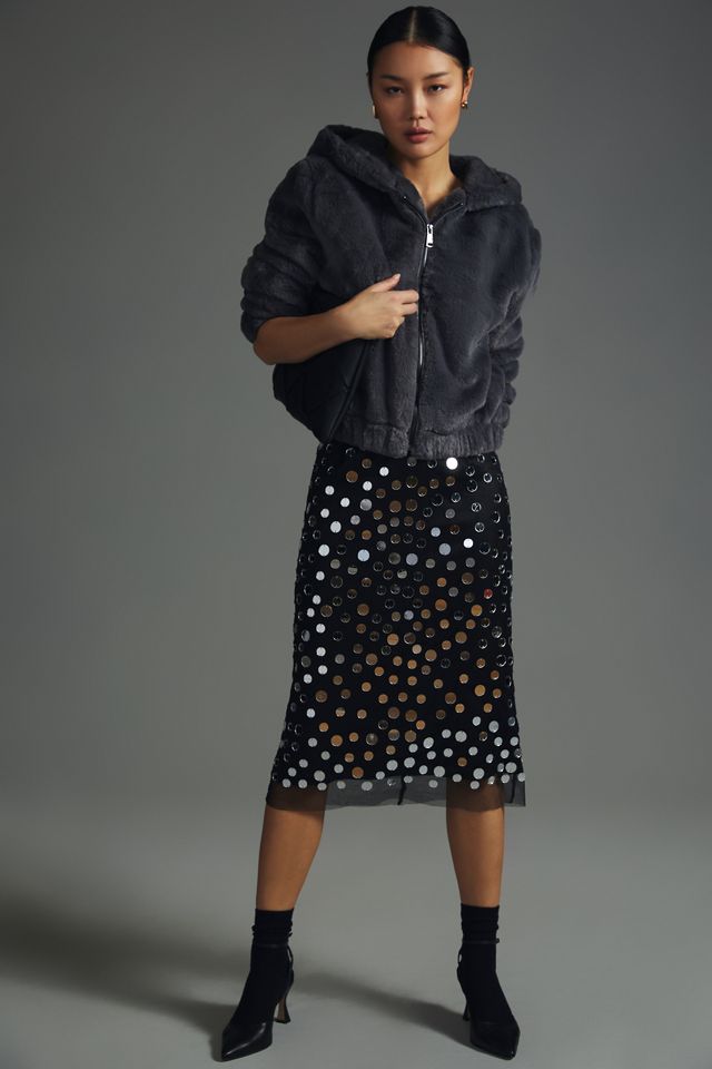 セール☆送料込み☆Avec Les Filles Faux Fur Zip-Up Jacket Avec Les Filles Faux Fur Zip-Up Jacket | Anthropologie