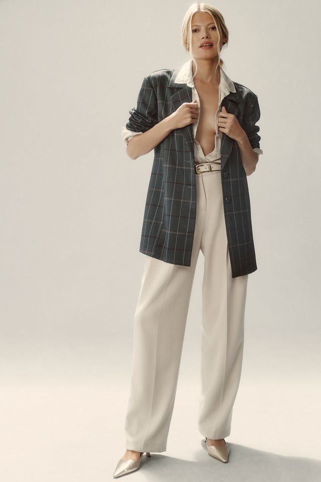 Avec Les Filles Knit Oversized Blazer #1