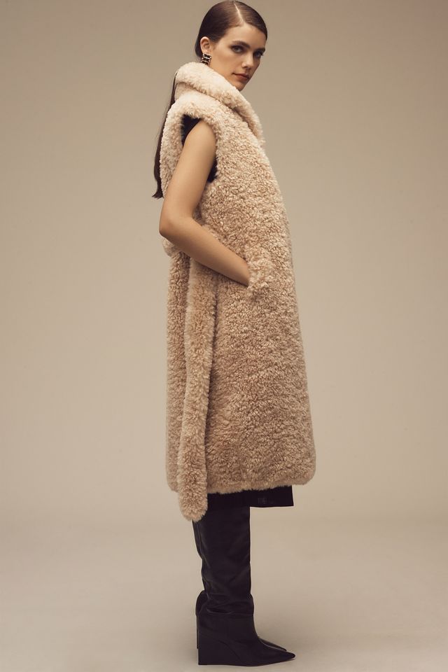 Avec Les Filles Teddy Sherpa Vest #3