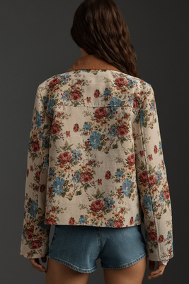 Short de survêtement fille en polyester géométrique