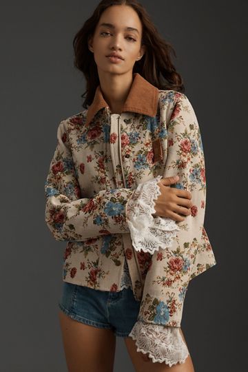 Avec Les Filles Floral Jacket