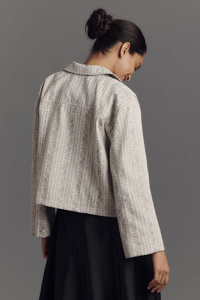 Avec Les Filles Jacquard Chore Jacket #1