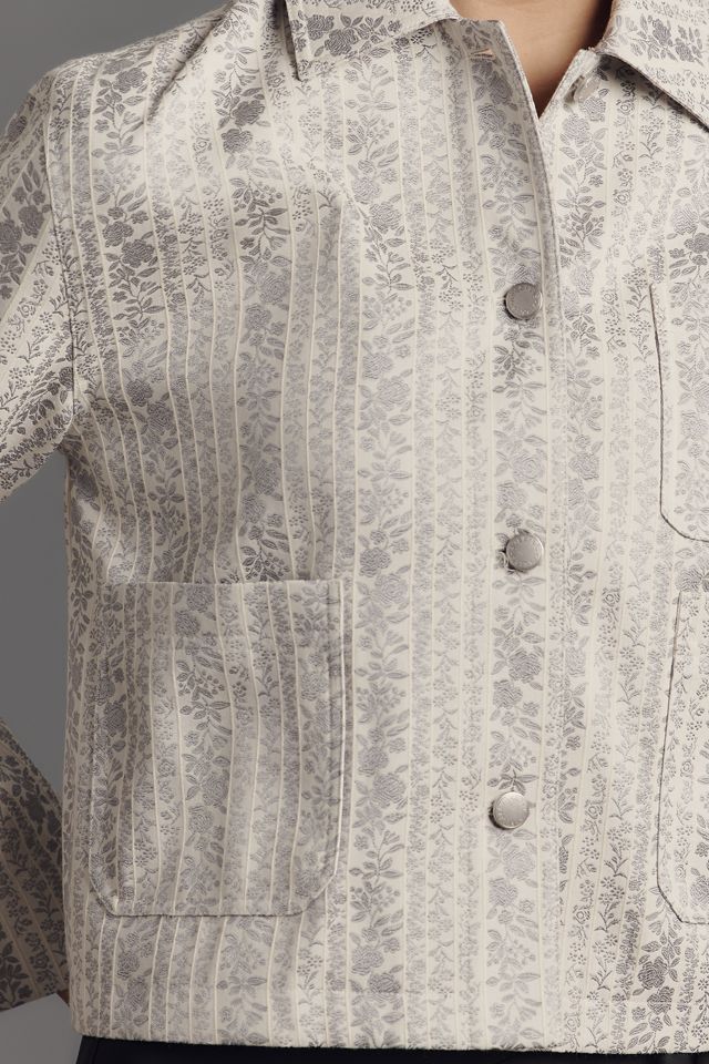 Avec Les Filles Jacquard Chore Jacket #2