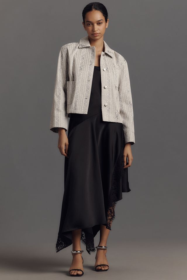 Avec Les Filles Jacquard Chore Jacket #3