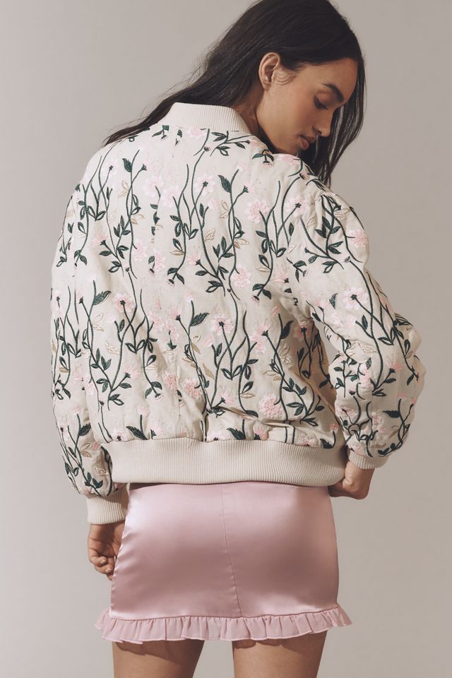 Avec Les Filles Floral Bomber Jacket #2
