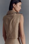 Avec Les Filles Cropped Trench Vest
