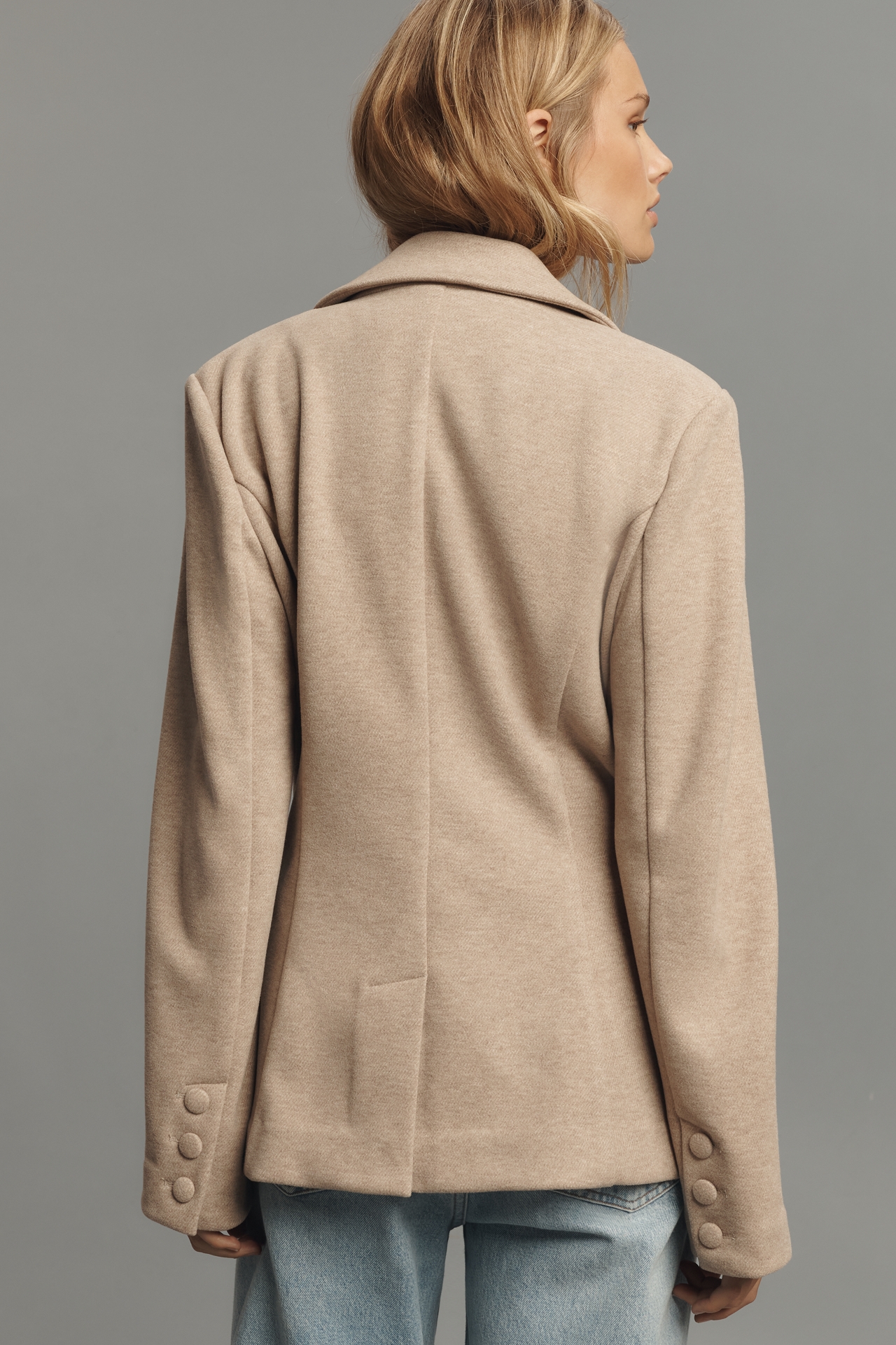 Avec Les Filles Fitted Bow Blazer