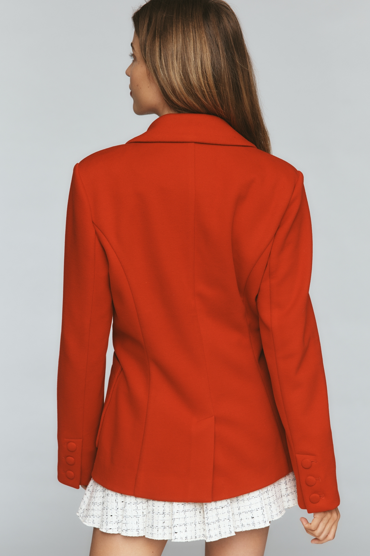 Avec Les Filles Fitted Bow Blazer