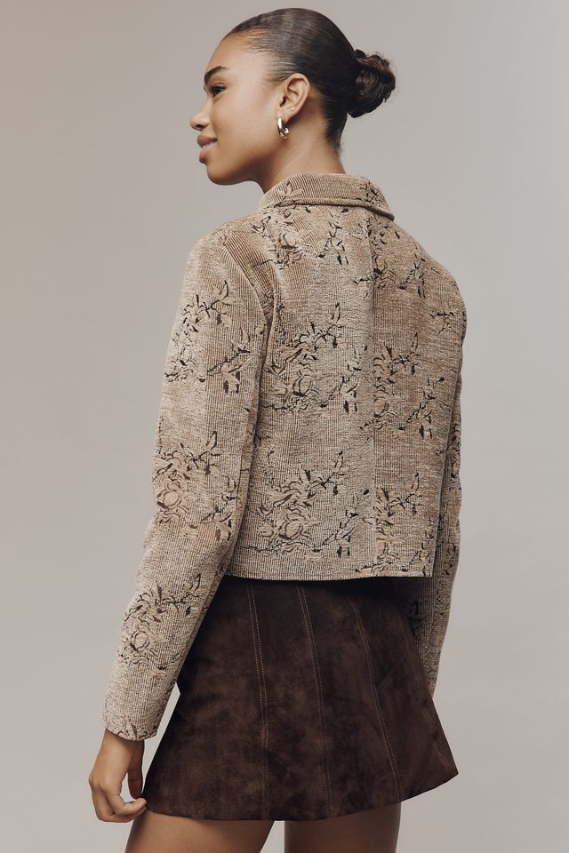 Avec Les Filles Crop Corduroy Jacket #2