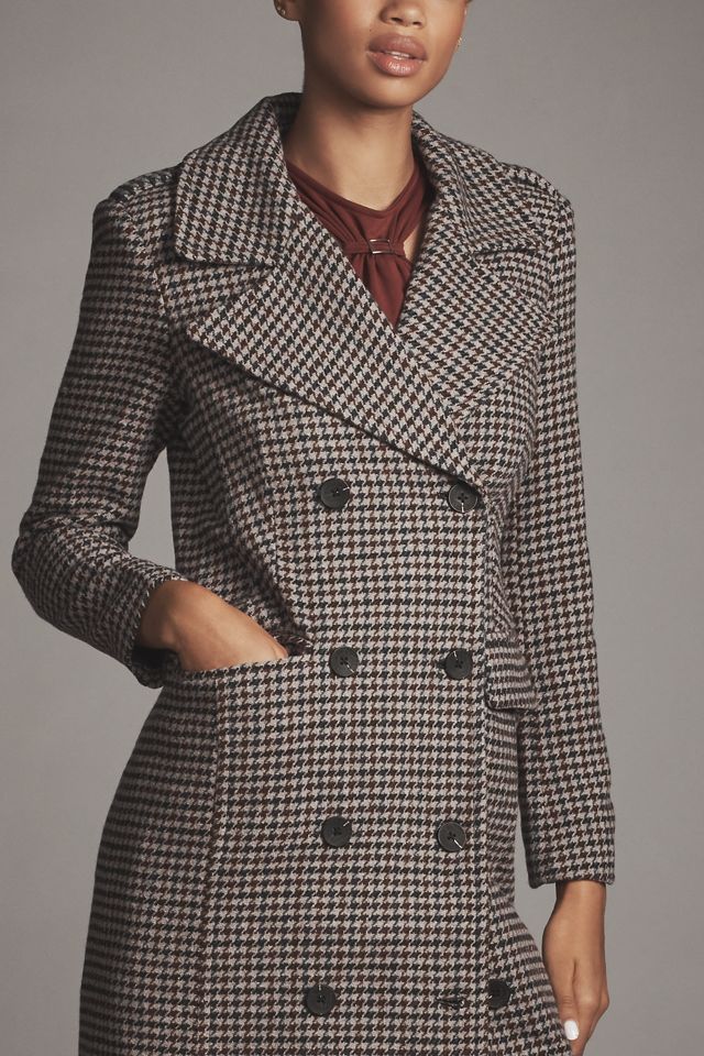 Avec Les Filles Tailored Plaid Coat #1