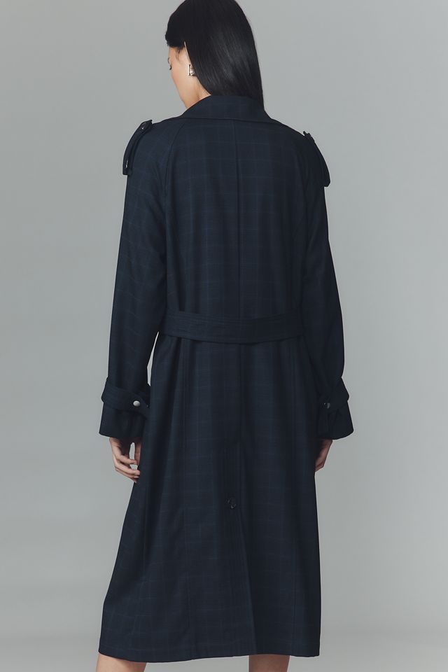 Avec Les Filles Double-Breasted Slouchy Trench Coat #2