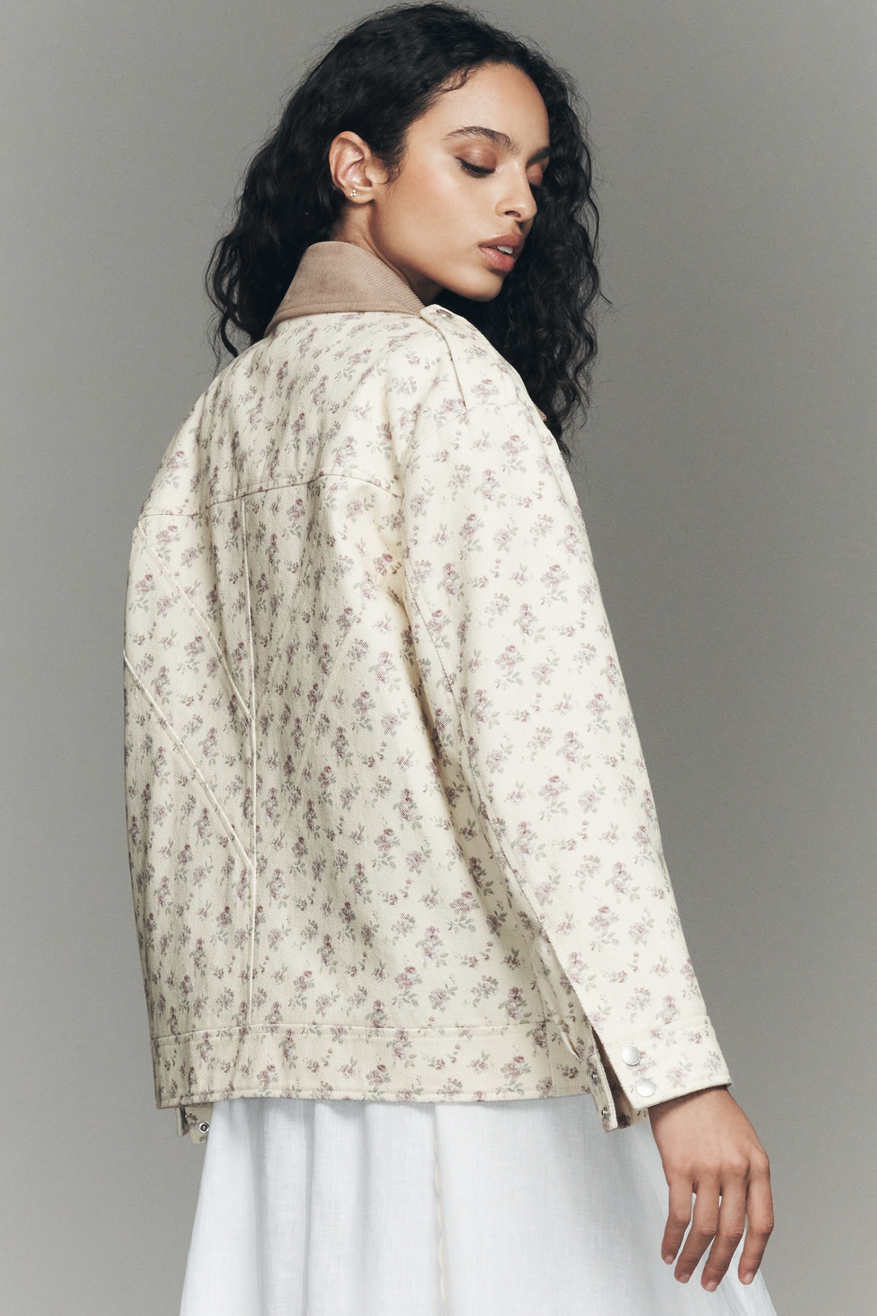 Avec Les Filles Floral Bomber Jacket