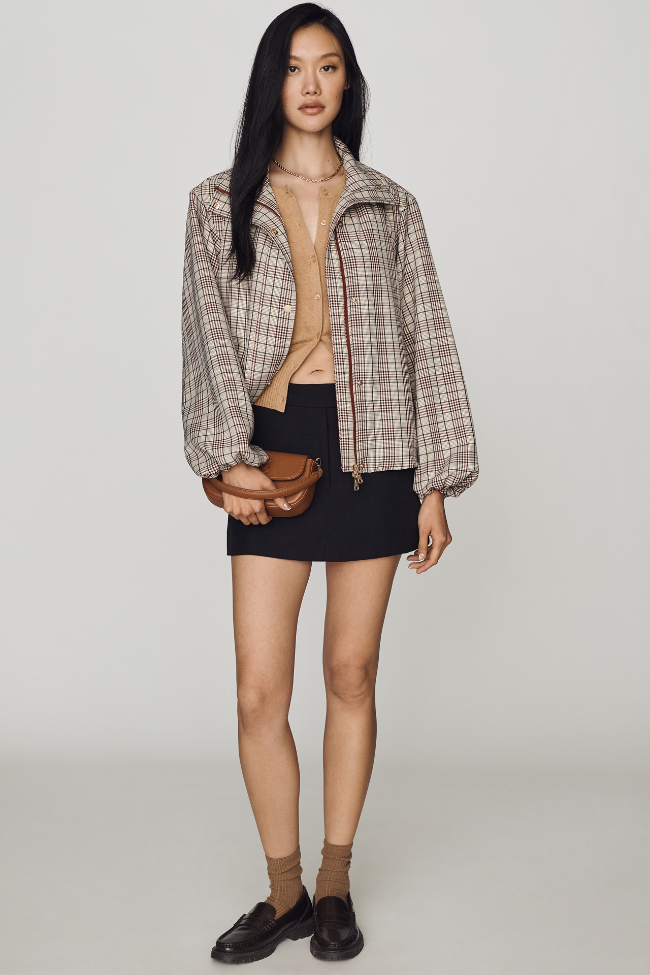 Avec Les Filles Funnel-Neck Anorak