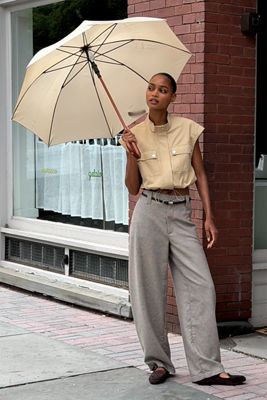 Avec Les Filles Cropped Cargo Vest
