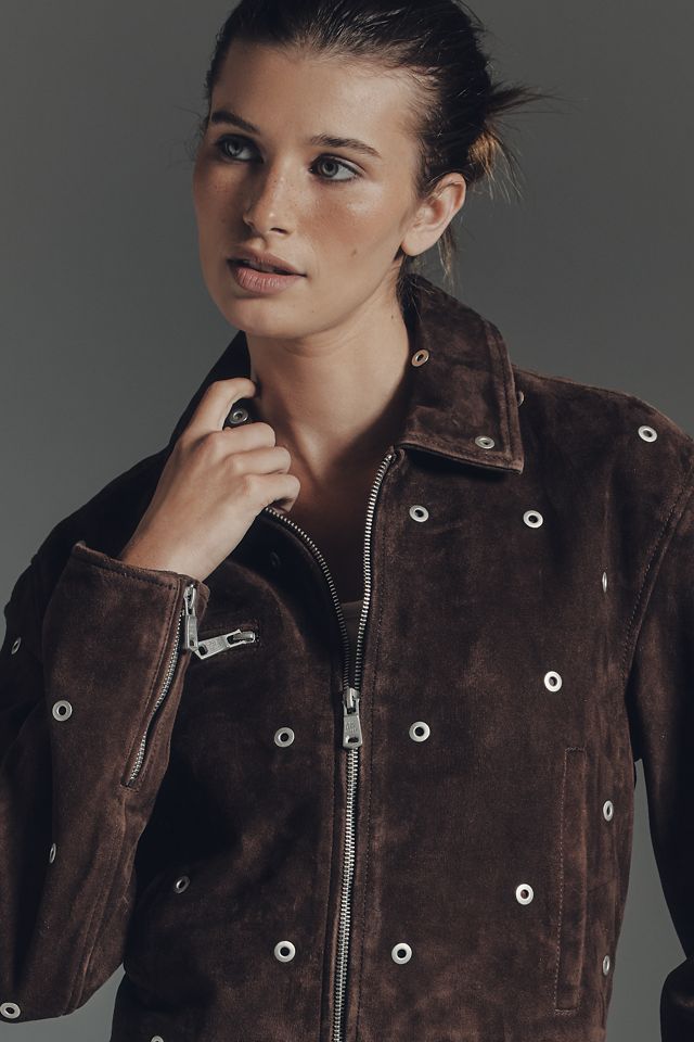 Avec Les Filles Suede Moto Jacket #3