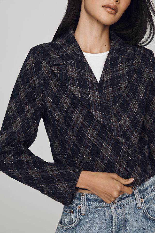Avec Les Filles Cropped Knit Blazer #2