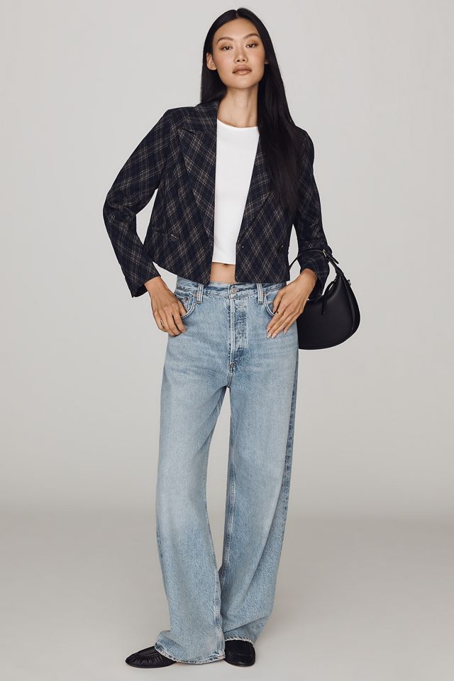 Avec Les Filles Cropped Knit Blazer #3