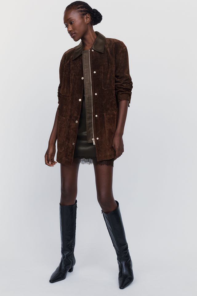 Avec Les Filles Leather Utility Jacket #3