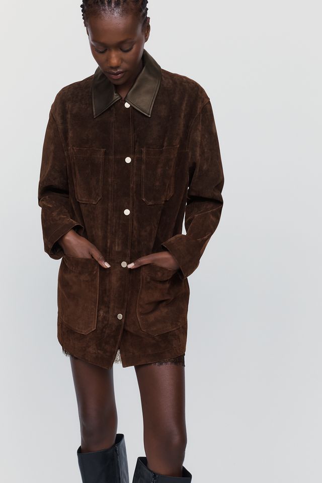Avec Les Filles Leather Utility Jacket #4