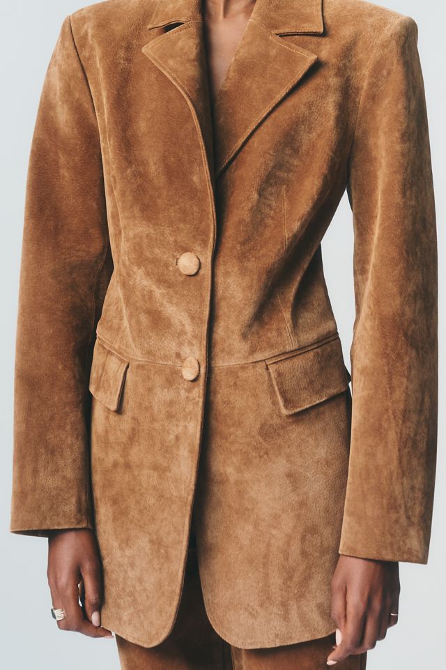 Avec Les Filles Suede Blazer #1