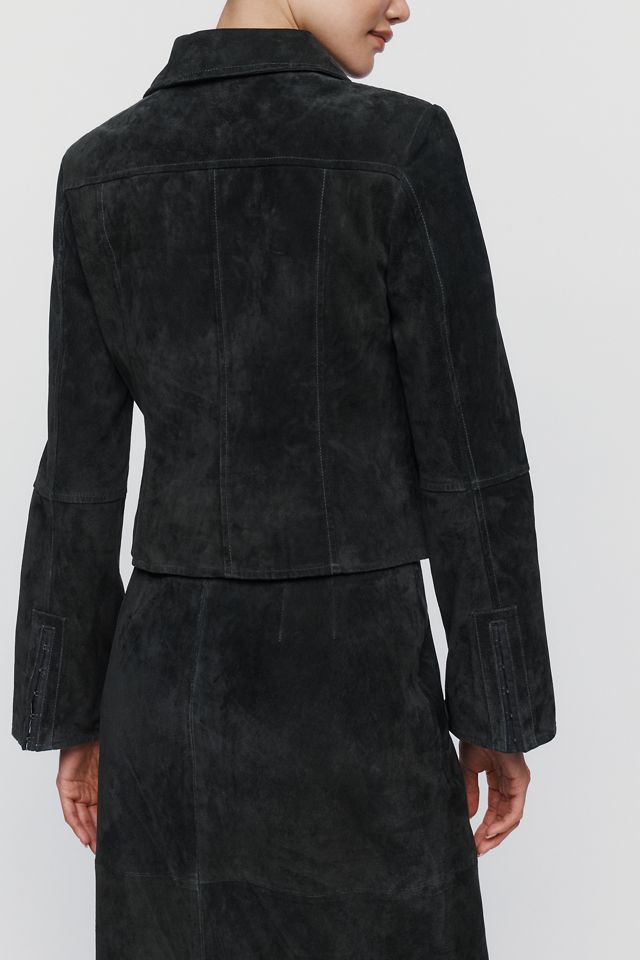 Avec Les Filles Suede Slim Jacket #1