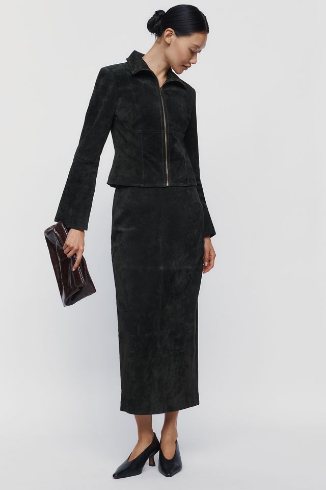 Avec Les Filles Suede Slim Jacket #3