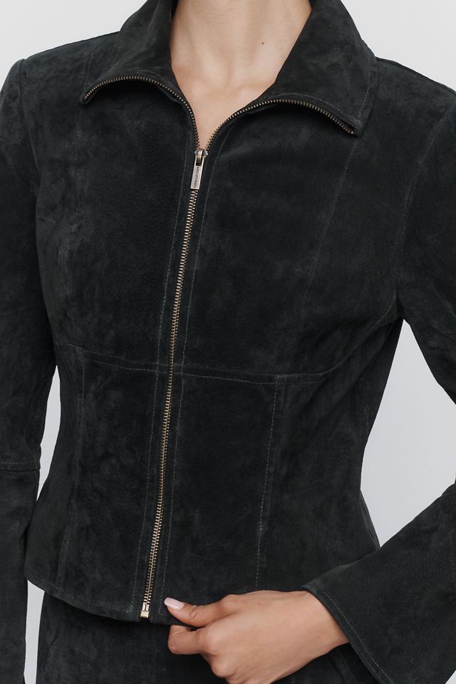 Avec Les Filles Suede Slim Jacket #4