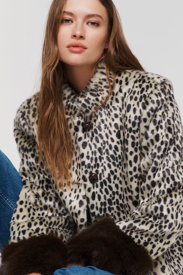 Avec Les Filles Faux Fur Cuff Jacket #1