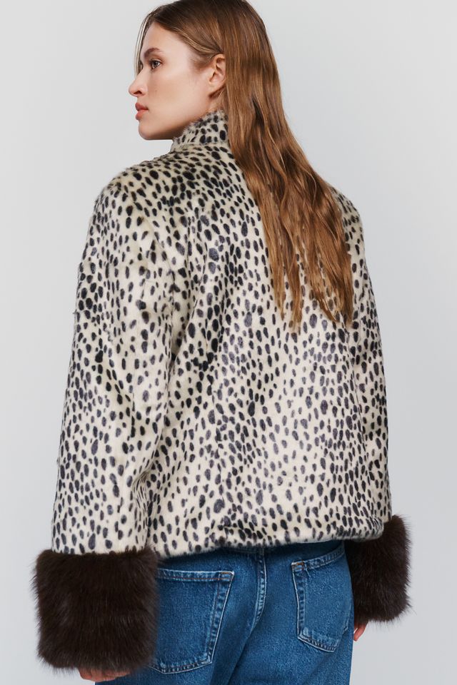 Avec Les Filles Faux Fur Cuff Jacket #2