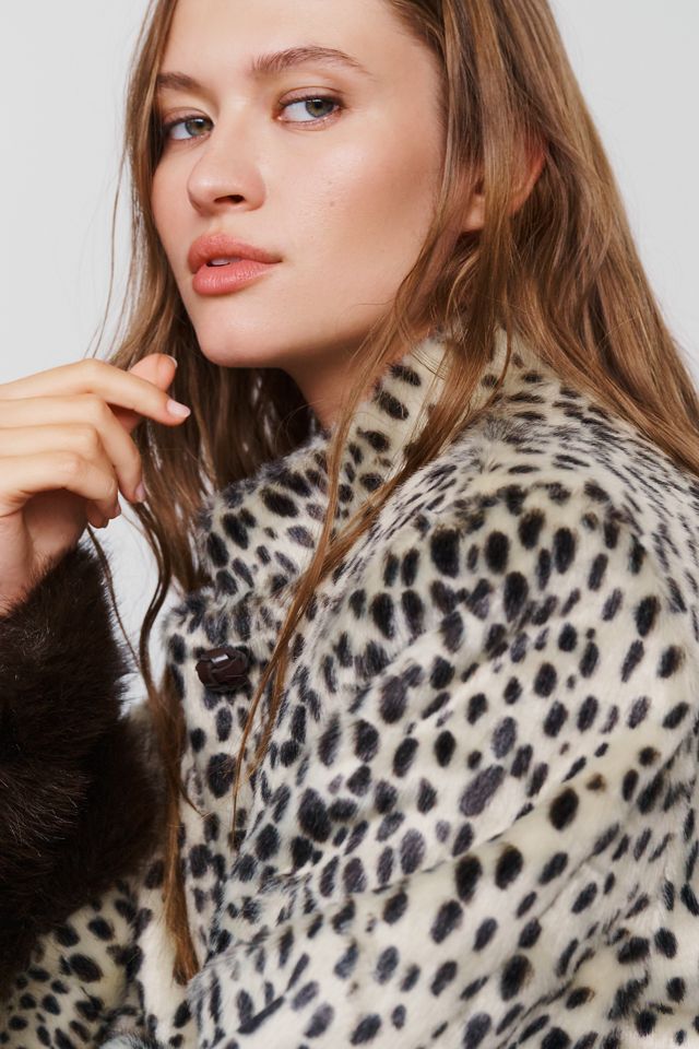 Avec Les Filles Faux Fur Cuff Jacket #4