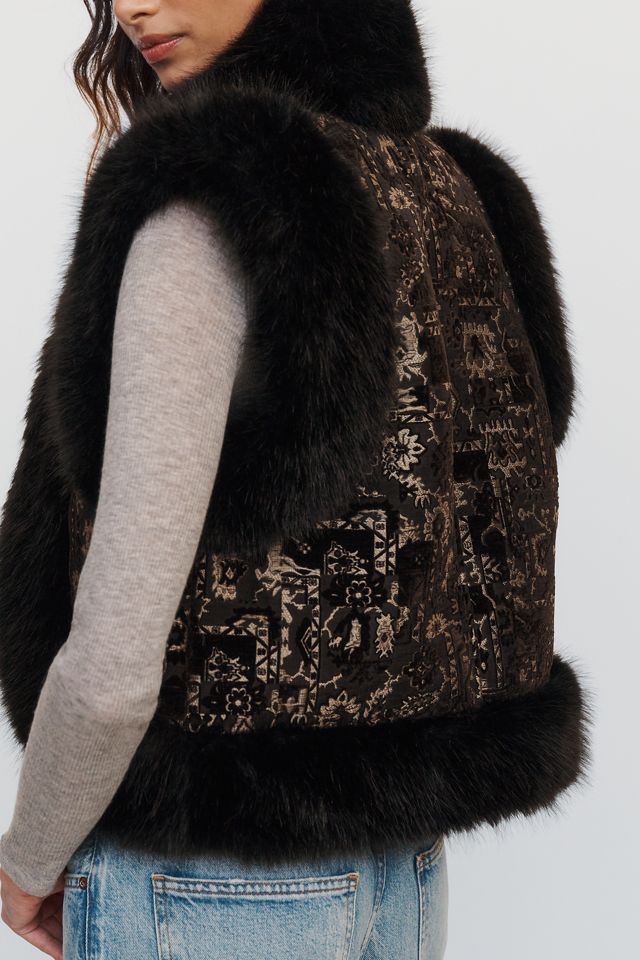 Avec Les Filles Faux Fur Vest #2