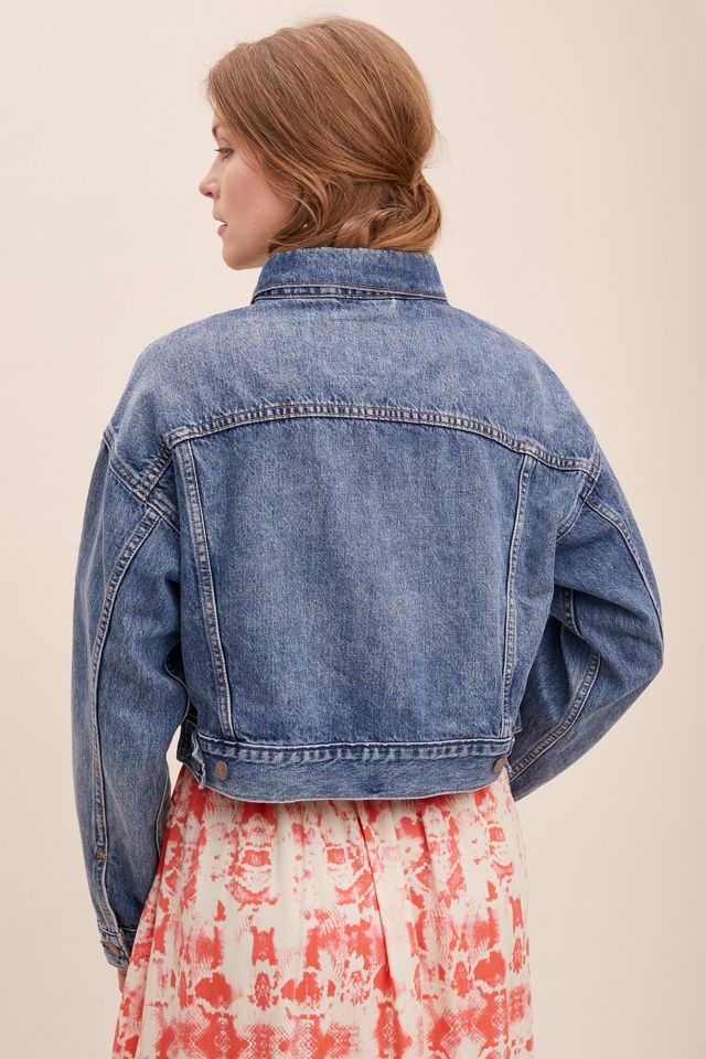 Levi's Cropped Trucker Denim Jacket #1