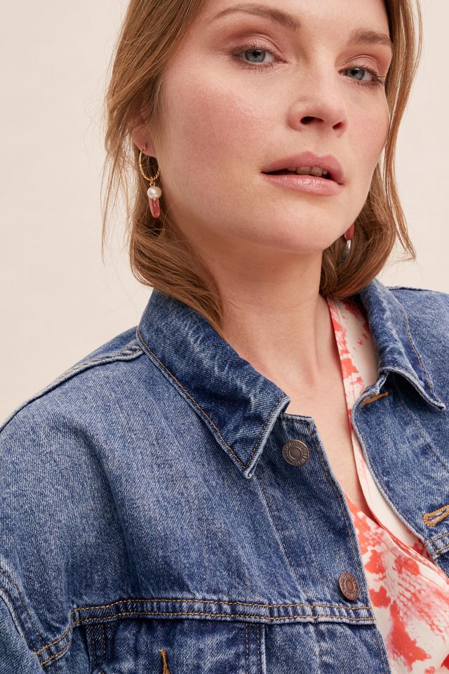 Levi's Cropped Trucker Denim Jacket #3