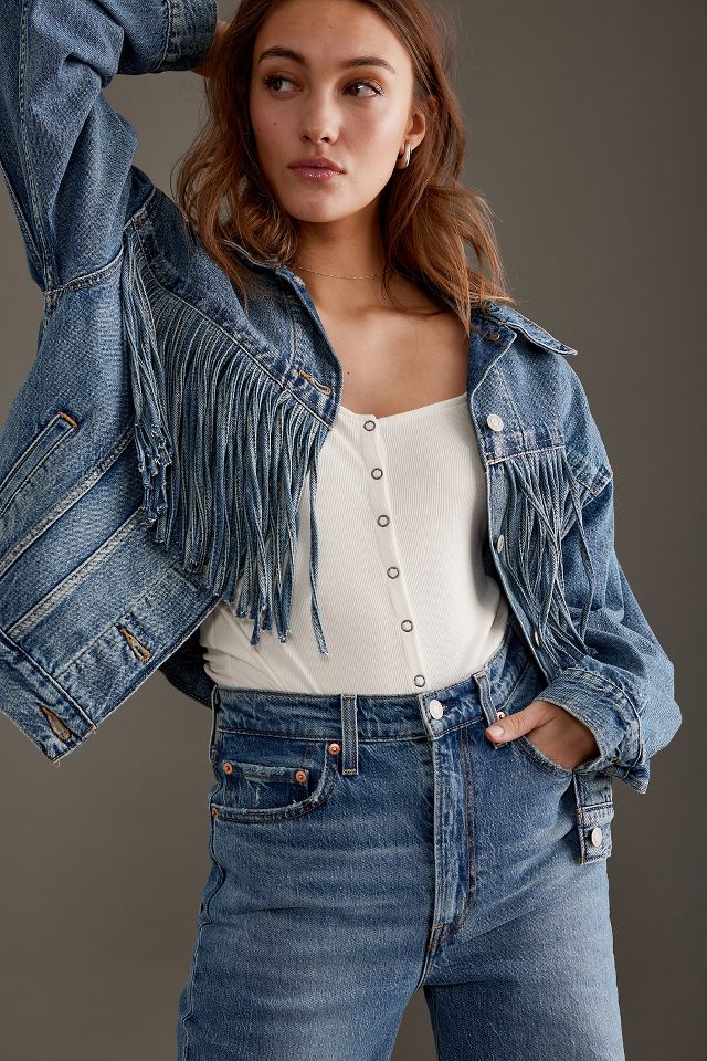 Levi hotsell fringe jacket