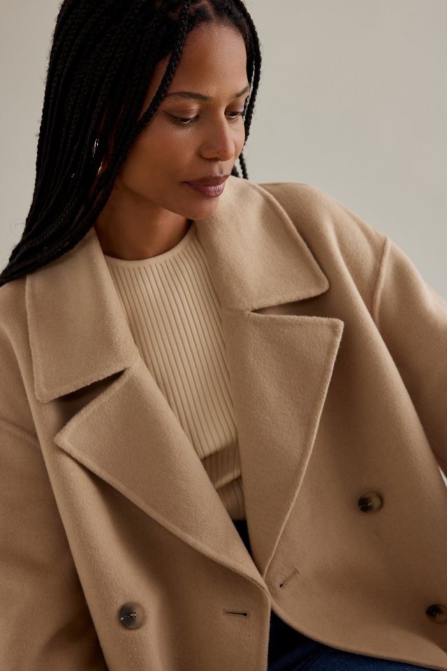 Anthropologie 2025 camel coat