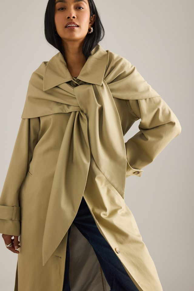 Selected  Manteau foulard Sandra #3