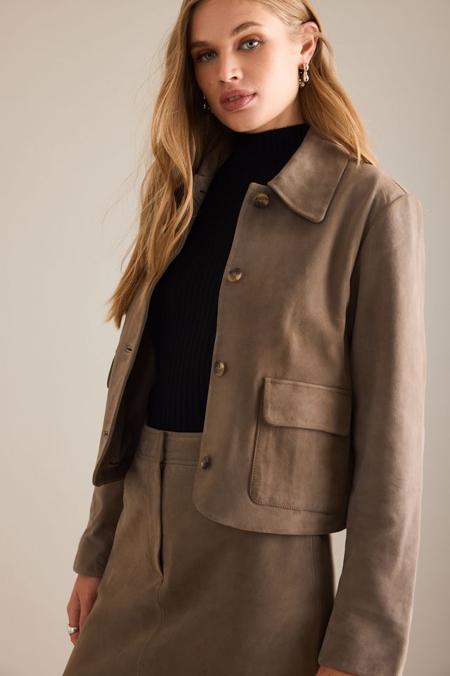 Selected Femme Veste en Daim Kaya #3