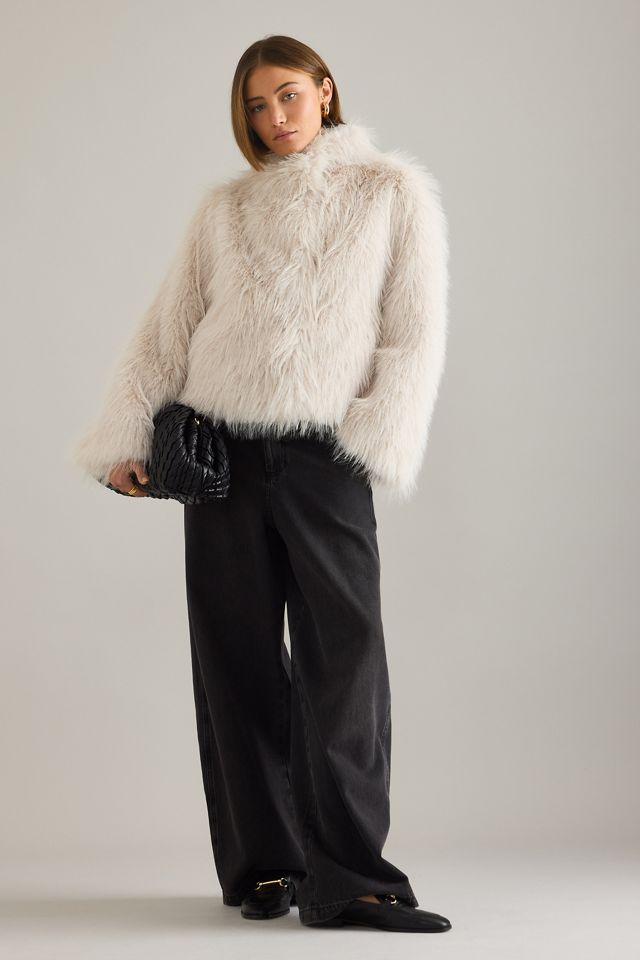 Selected Femme Brea Faux-Fur Jacket #3