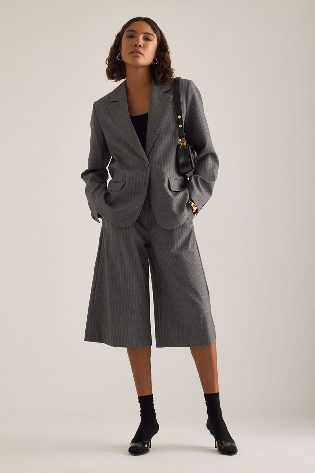 Selected Tonia Oversized Nadelstreifen-Blazer #2