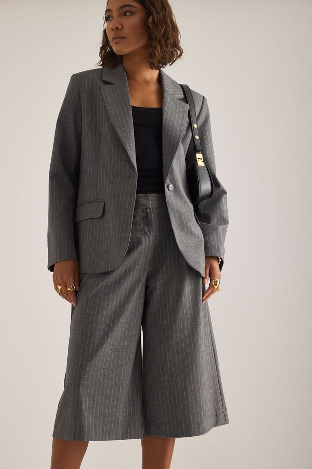 Selected Tonia Oversized Nadelstreifen-Blazer #4
