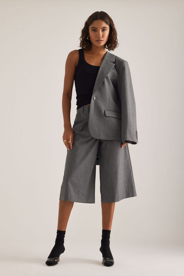 Selected Tonia Oversized Nadelstreifen-Blazer #1