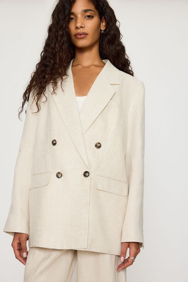Selected Blazer Doppiopetto in Lino Elin #3
