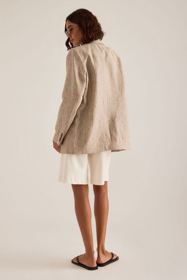 Selected Isa Relaxed Linen Blazer #5