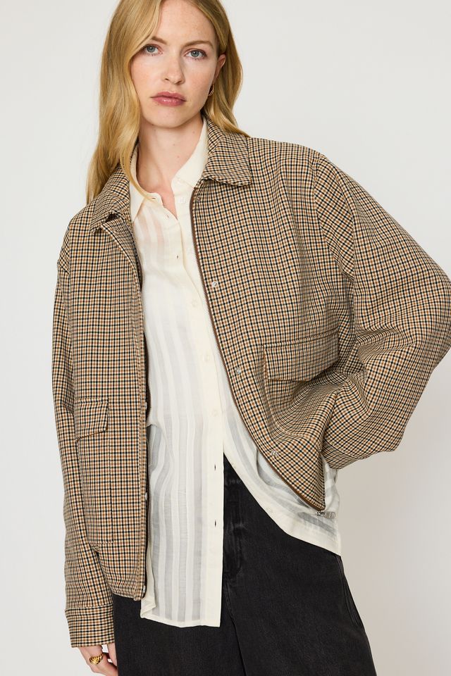 Giacca Bomber Rilassata Pied de Poule Selected #1
