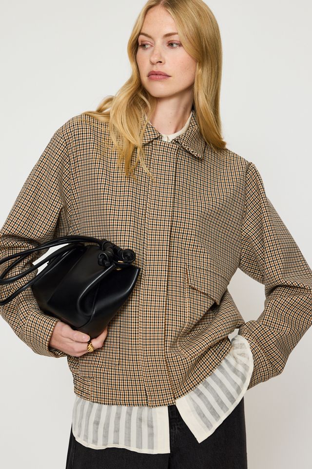 Giacca Bomber Rilassata Pied de Poule Selected #2