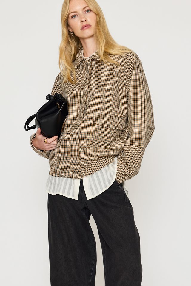 Giacca Bomber Rilassata Pied de Poule Selected #5