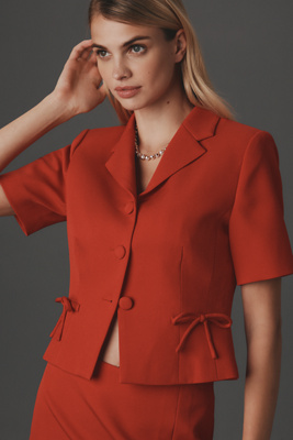 Blazer à manches courtes Sophie en taille: XS chez Anthropologie - ASTR The Label - Modalova