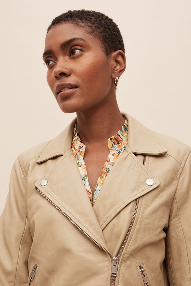 Selected Femme Katie Leather Jacket #3