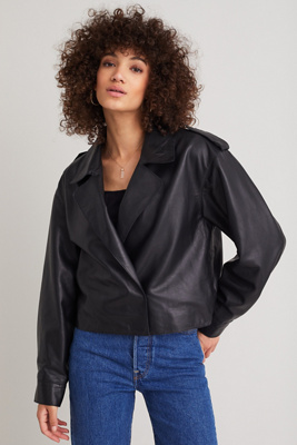 Selected Femme Rale Leather Jacket · JOLICLIP